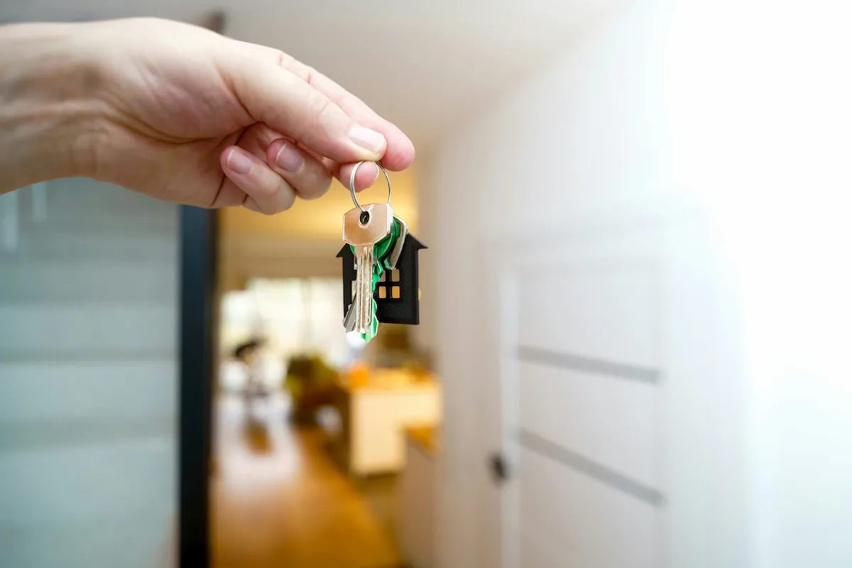 Apartment keys for a first-time renter